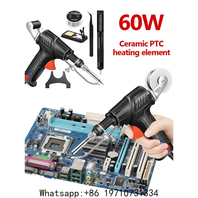 Industrial Laser Welding Gun - 60W Soldering Iron Set Internally Heated