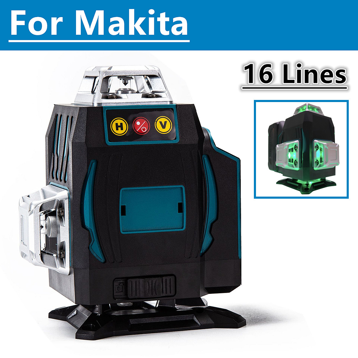 Industrial Laser Alignment Tool - For Makita 18V Battery 16 Lines