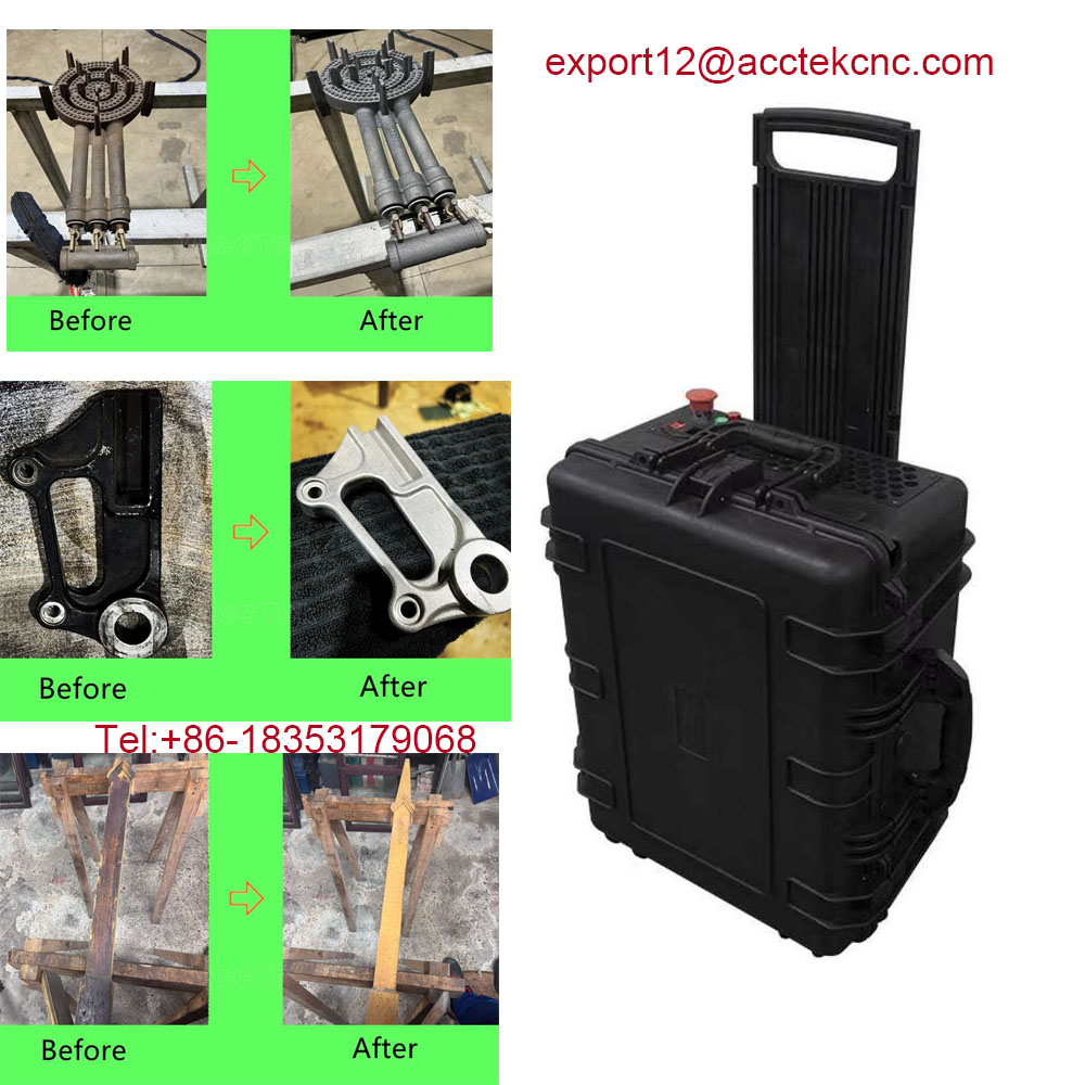 Industrial Laser Paint Removal - Suitcase Laser Cleaning Type 300W 500W