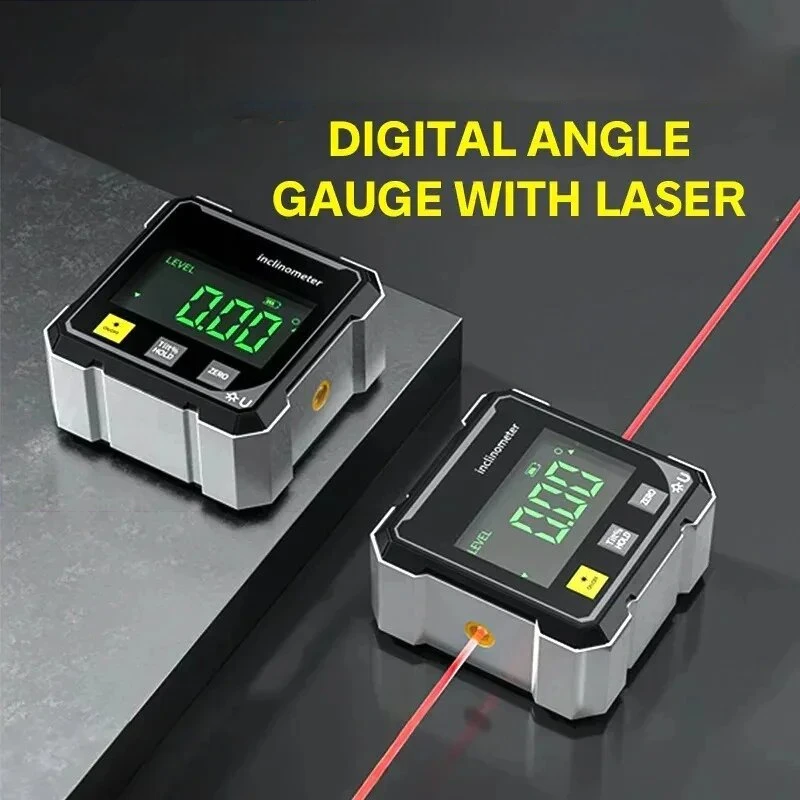 Industrial Laser Alignment Tool - Hot-selling double-sided magnetic digital angle ruler