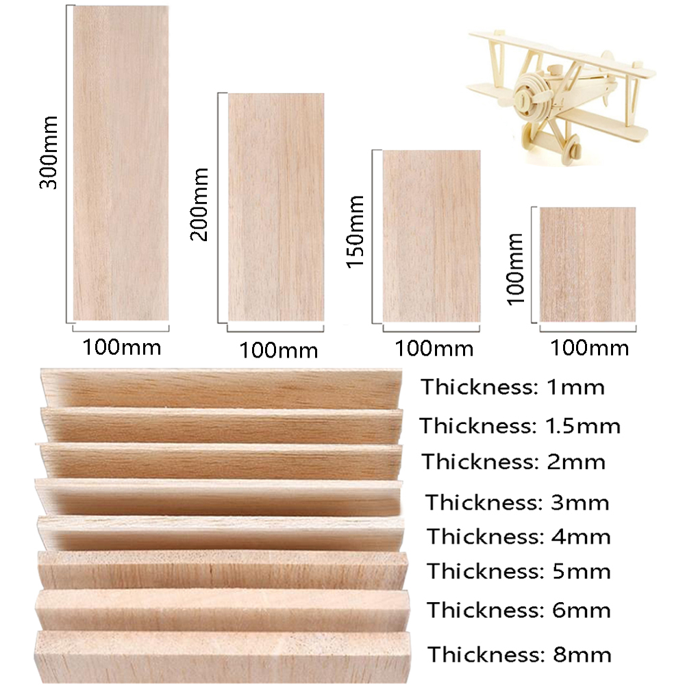 Laser Engraving Software - 5pcs/Pack 1-8mm Thicks Lightweight Wooden Plank