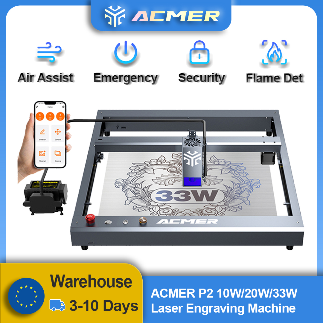 Laser Engraving Software - ACMER P2 Laser Engraver 33W 20W