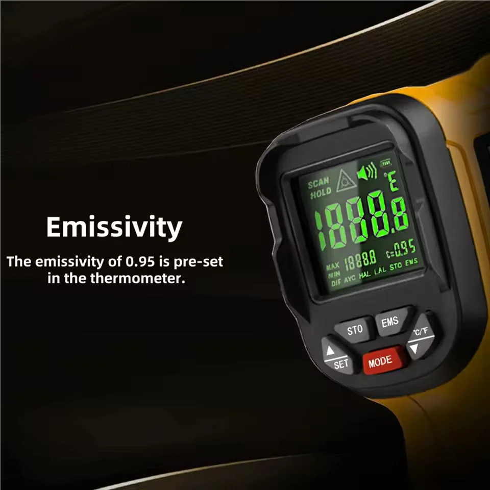 Industrial Laser Temperature Gun - BSIDE H3 Infrared Thermometer Gun -50~1400°C