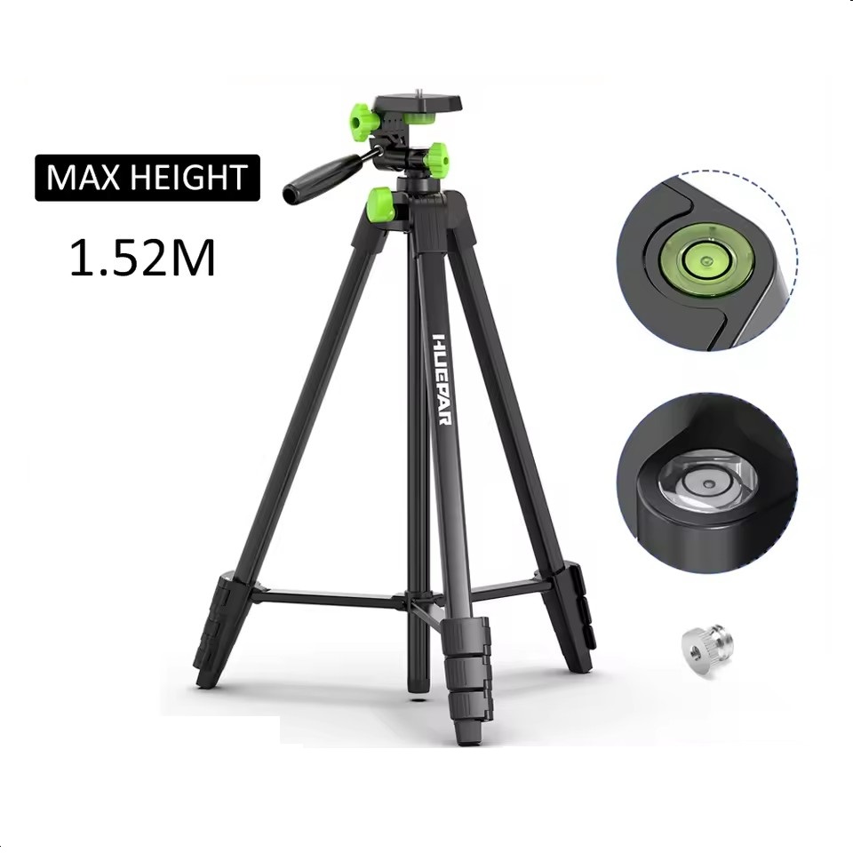Industrial Laser Alignment Tool - Huepar 1.52M Adjustable Laser Level Tripod