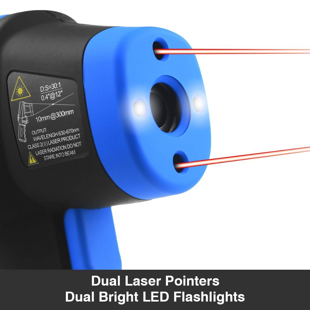 -50℃ to 1500℃ Laser Thermomete - Industrial Laser Temperature Gun บทวิจารณ์และราคา