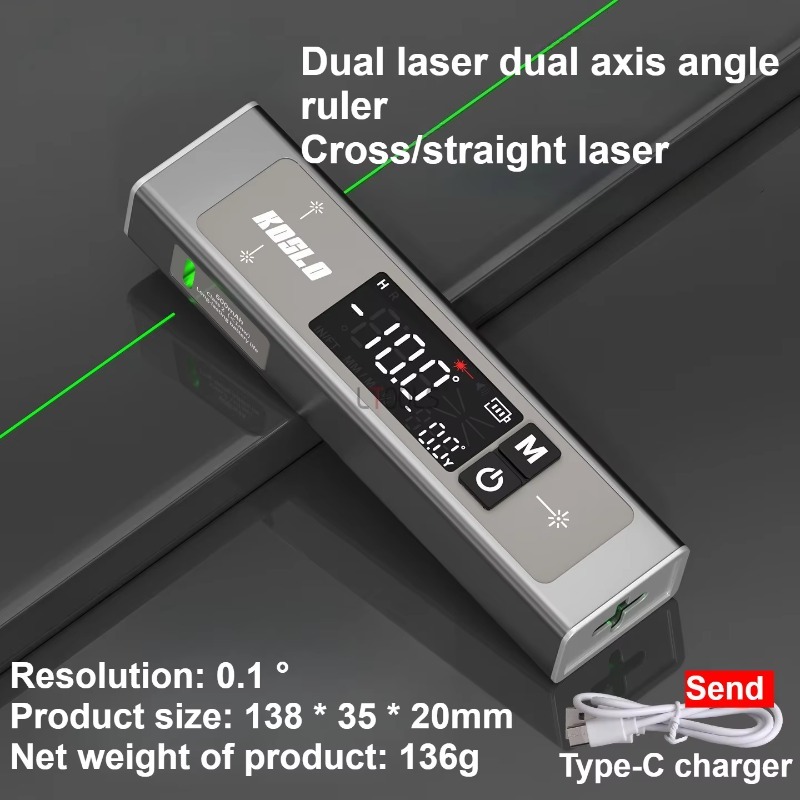 Dual Laser Digital Inclinomete - Industrial Laser Alignment Tool บทวิจารณ์และราคา
