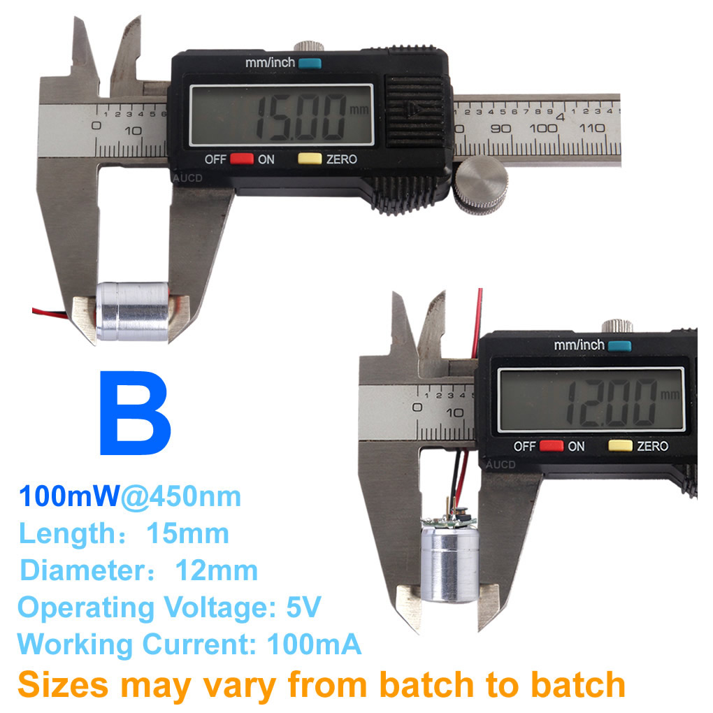 Φ12x15mm DC 5V Red-100mW Green - Industrial Laser Alignment Tool บทวิจารณ์และราคา