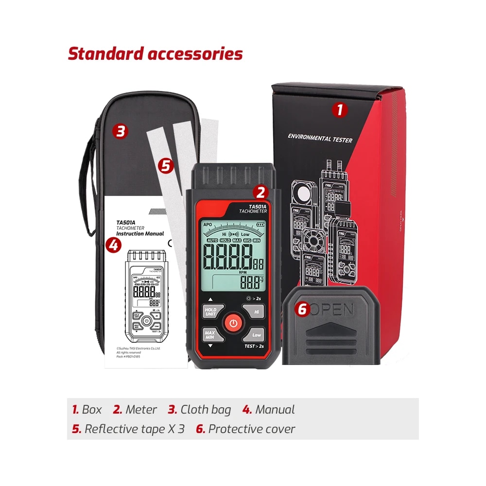 TA501A Laser Tachometer Up to  - Industrial Laser Tachometer บทวิจารณ์และราคา