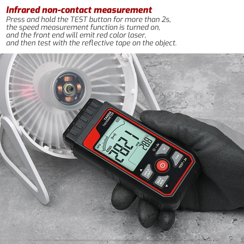 TA501A Laser Tachometer Up to  - Industrial Laser Tachometer บทวิจารณ์และราคา