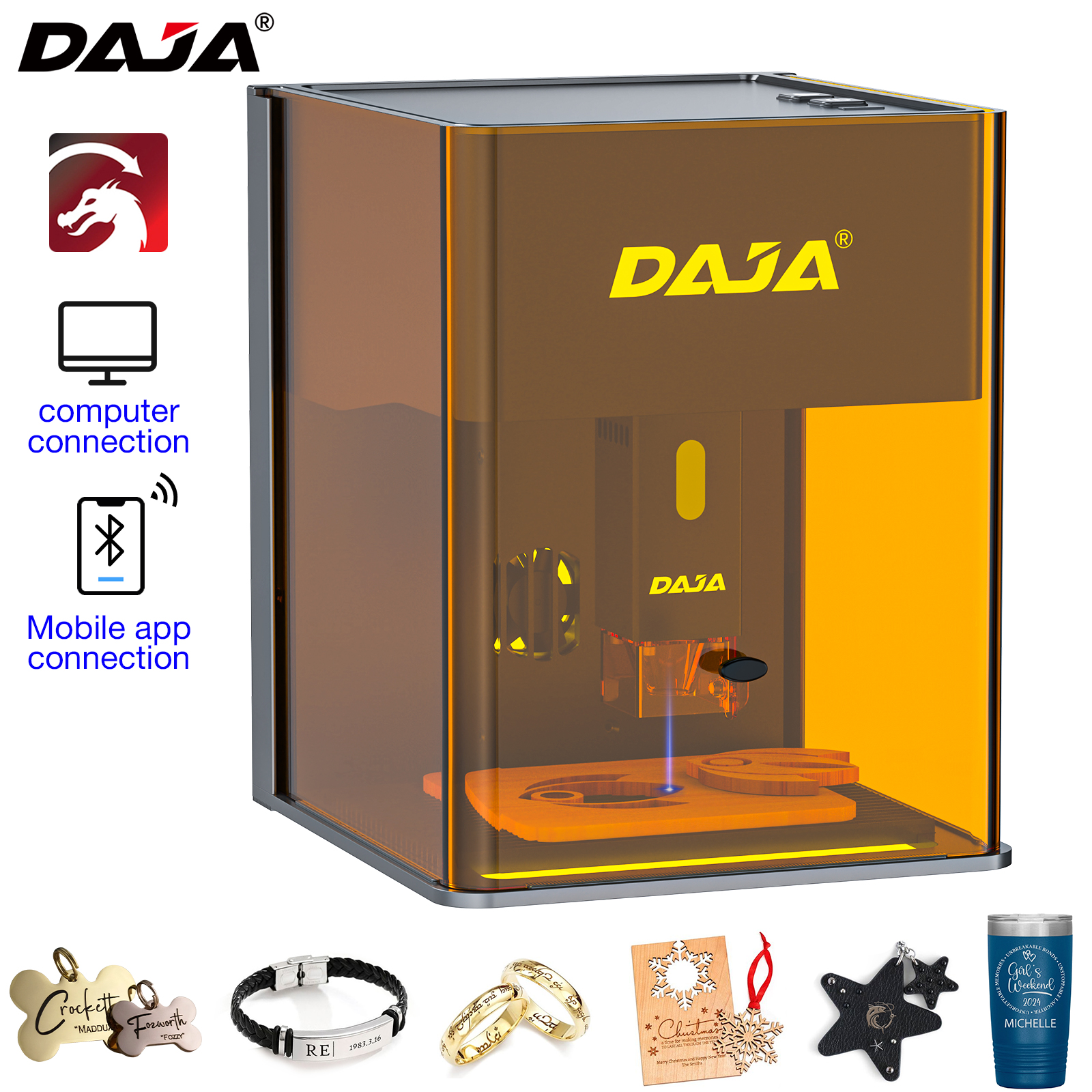 DAJA DJ6 Pro Mini Laser Engrav - Laser Engraving Software บทวิจารณ์และราคา