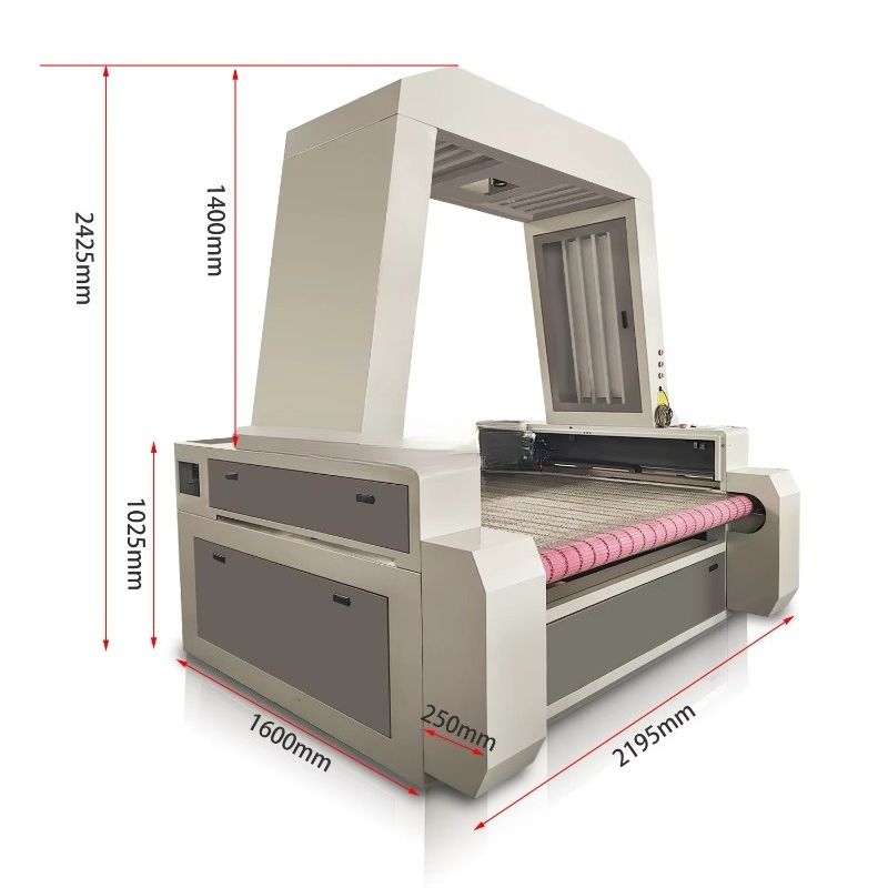 1610 CCD Camera Laser Cutting  - Industrial Laser Fabric Cutting Machine บทวิจารณ์และราคา