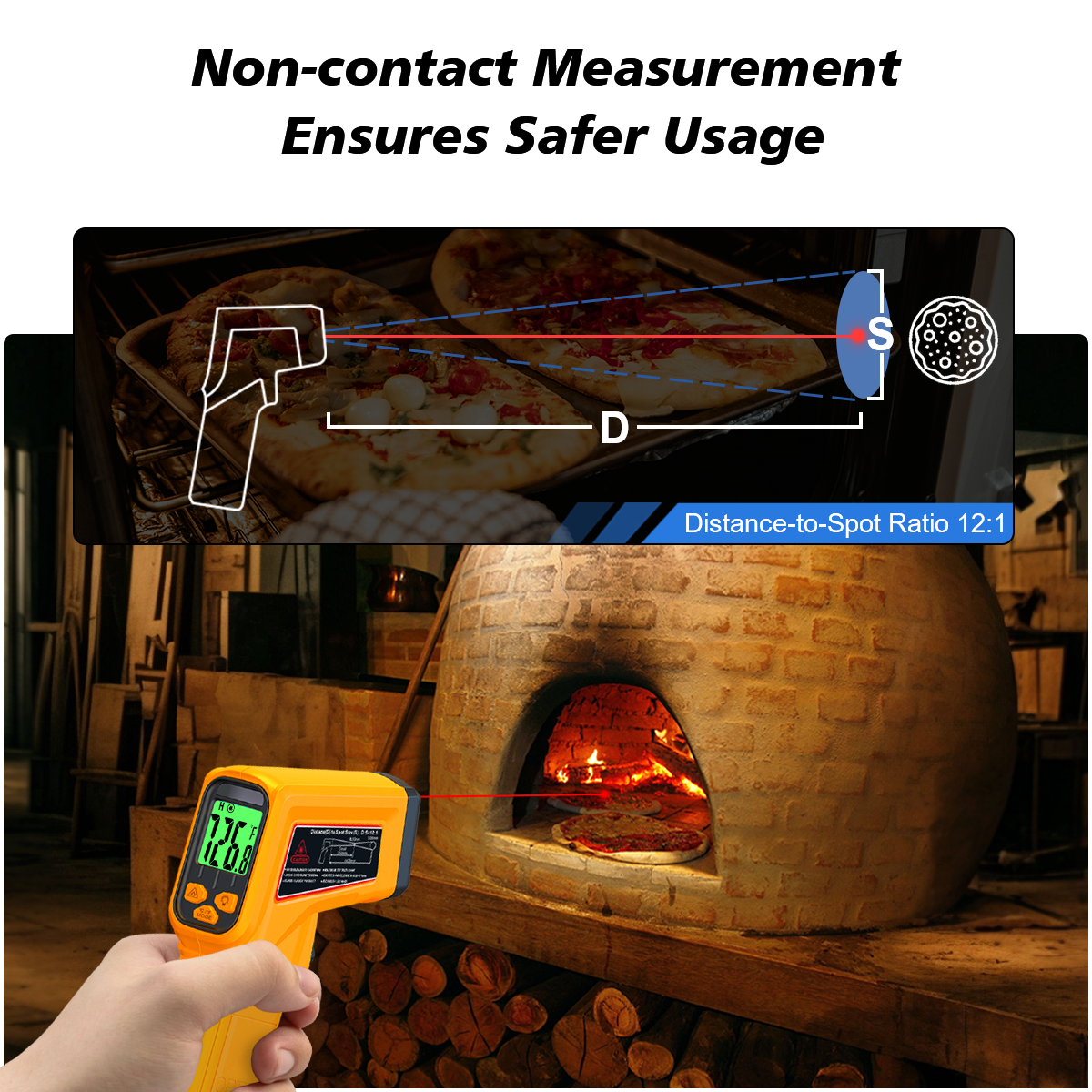 NJTY Infrared Thermometer Lase - Industrial Laser Temperature Gun บทวิจารณ์และราคา