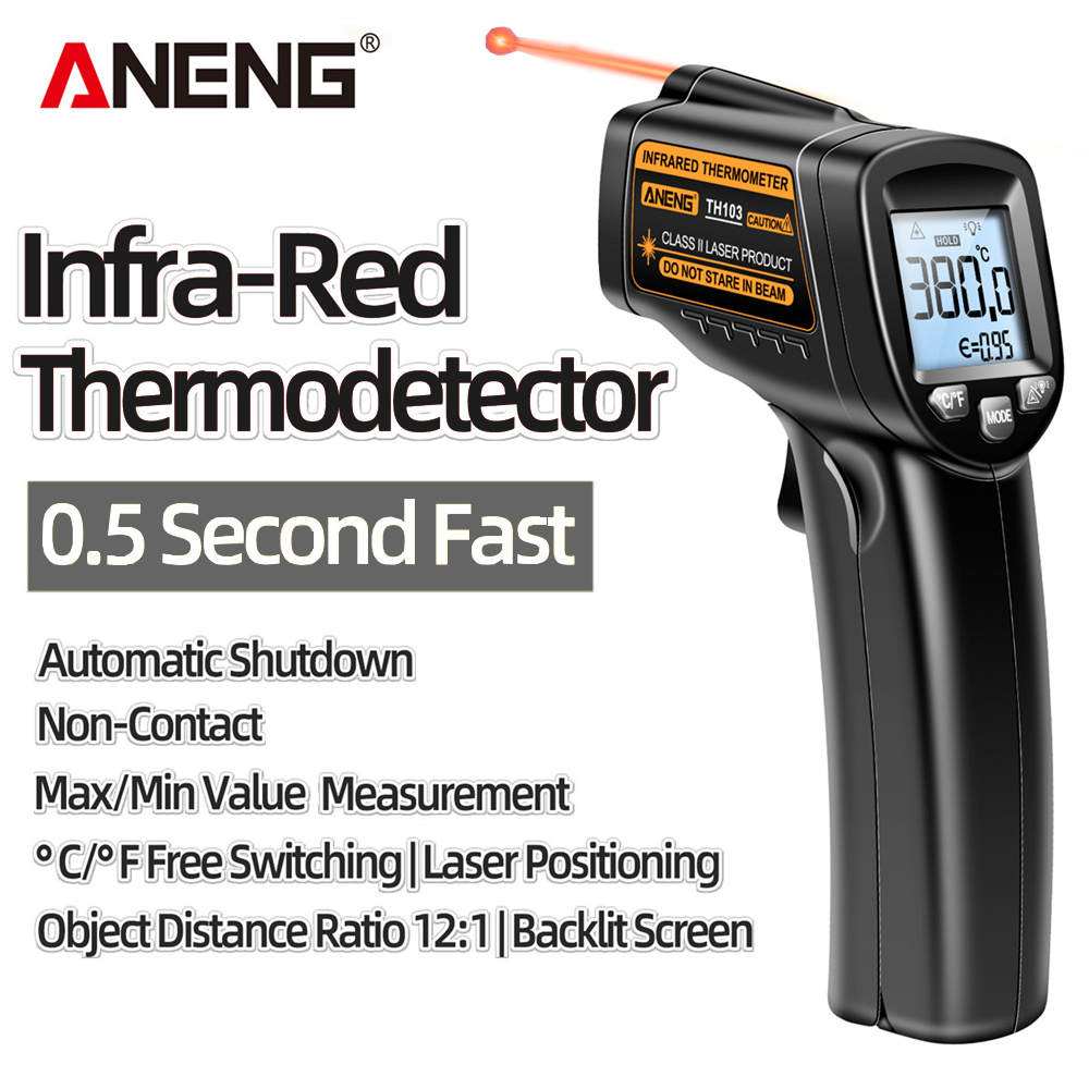 Infrared Laser Thermometer Ind - Industrial Laser Temperature Gun บทวิจารณ์และราคา