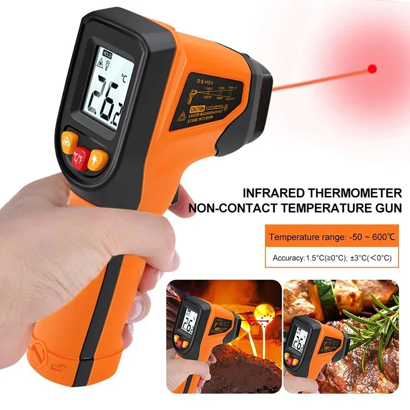 T400 T600 Digital Infrared The - Industrial Laser Temperature Gun บทวิจารณ์และราคา