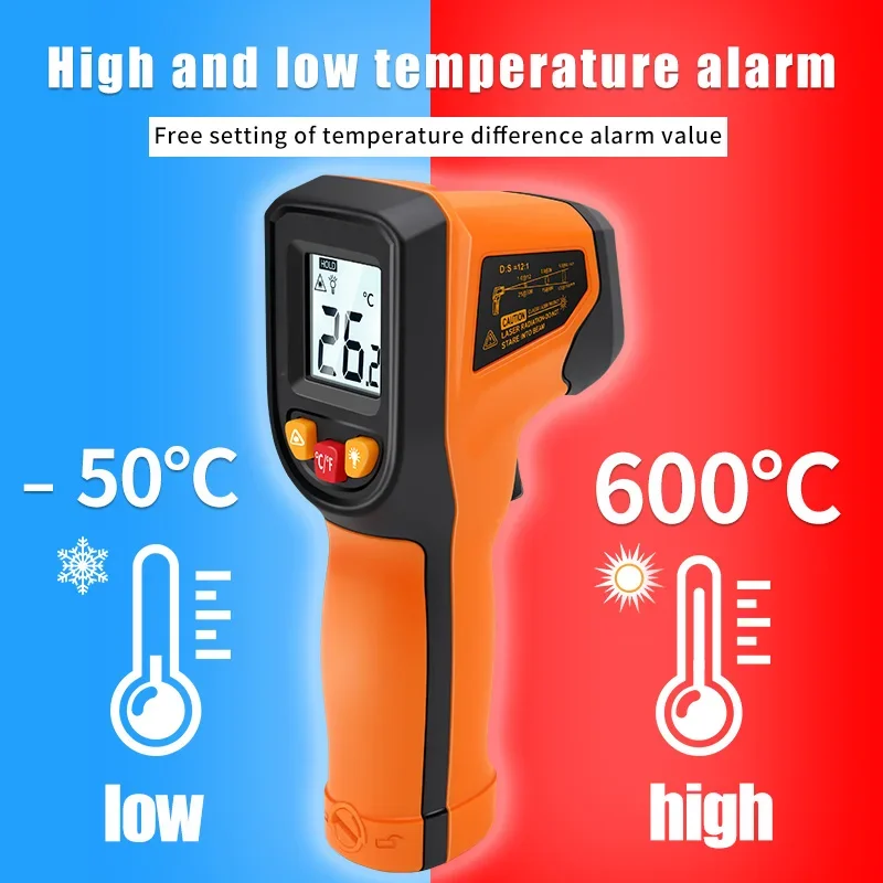 T400 T600 Digital Infrared The - Industrial Laser Temperature Gun บทวิจารณ์และราคา
