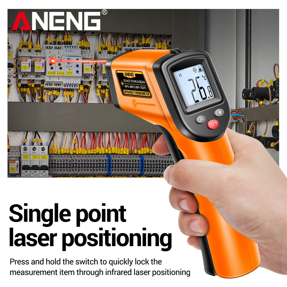 ANENG TH201 Digital Infrared T - Industrial Laser Temperature Gun บทวิจารณ์และราคา