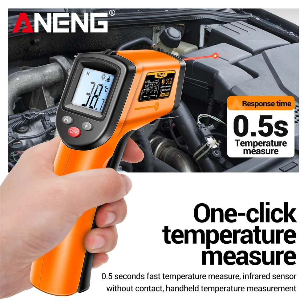 ANENG TH201 Digital Infrared T - Industrial Laser Temperature Gun บทวิจารณ์และราคา