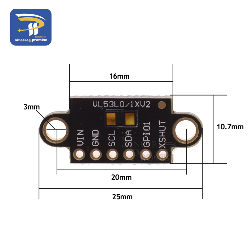VL53L1X Laser Ranging Flight T - Industrial Laser Sensor บทวิจารณ์และราคา