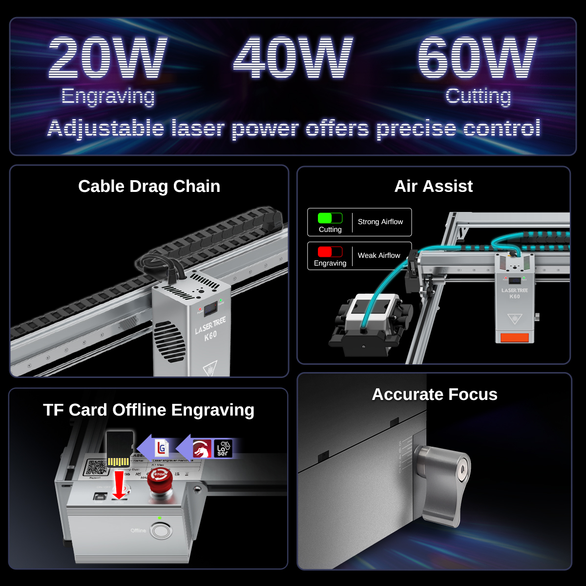 LASER TREE Laser Engraver with - Laser Engraving Software บทวิจารณ์และราคา