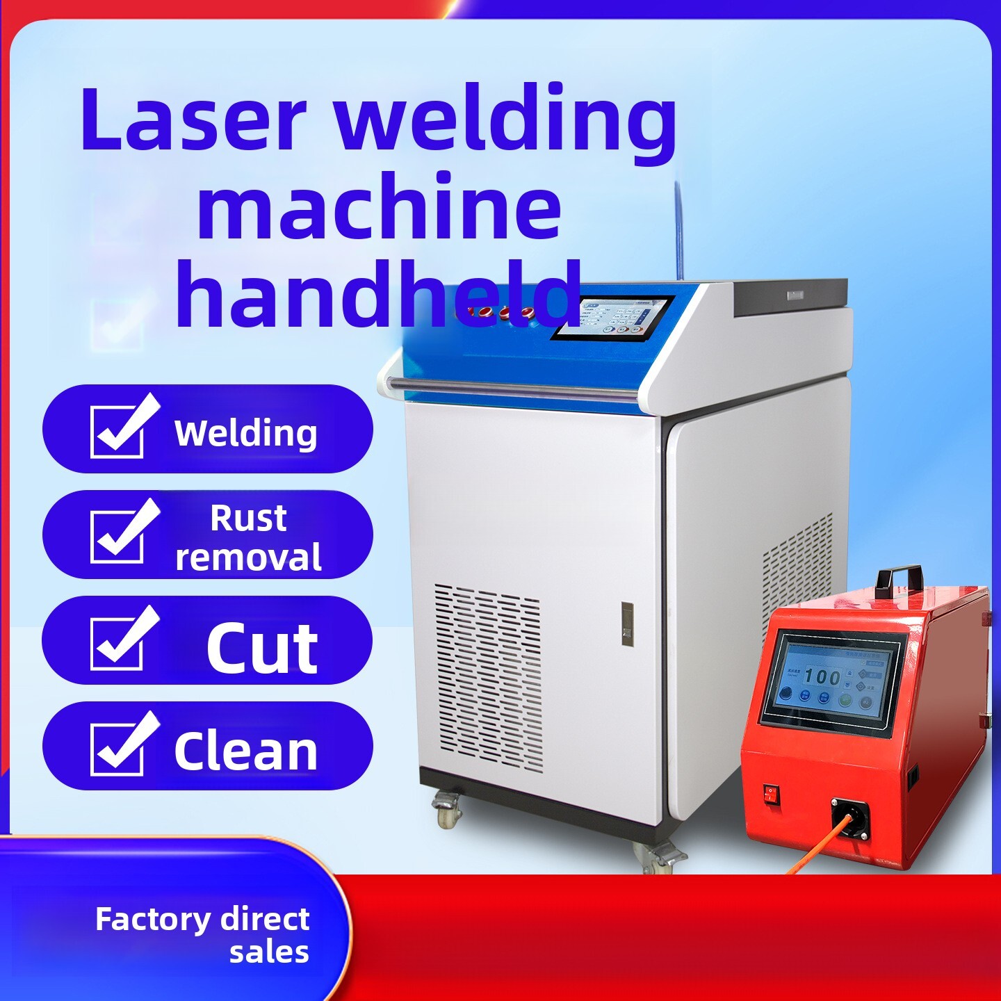 Handheld Industrial Fully Auto - Industrial Laser Welding Machine บทวิจารณ์และราคา