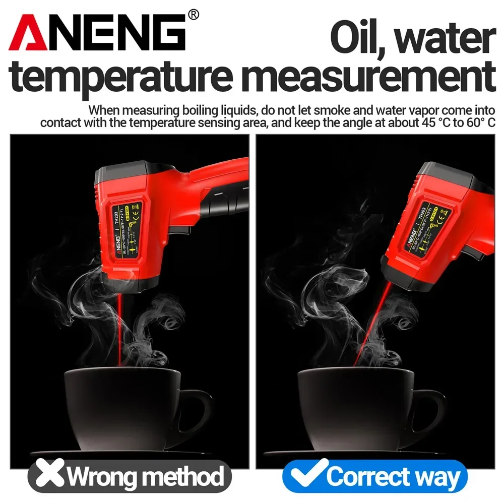 Infrared thermometer -50℃~600℃ - Industrial Laser Temperature Gun บทวิจารณ์และราคา
