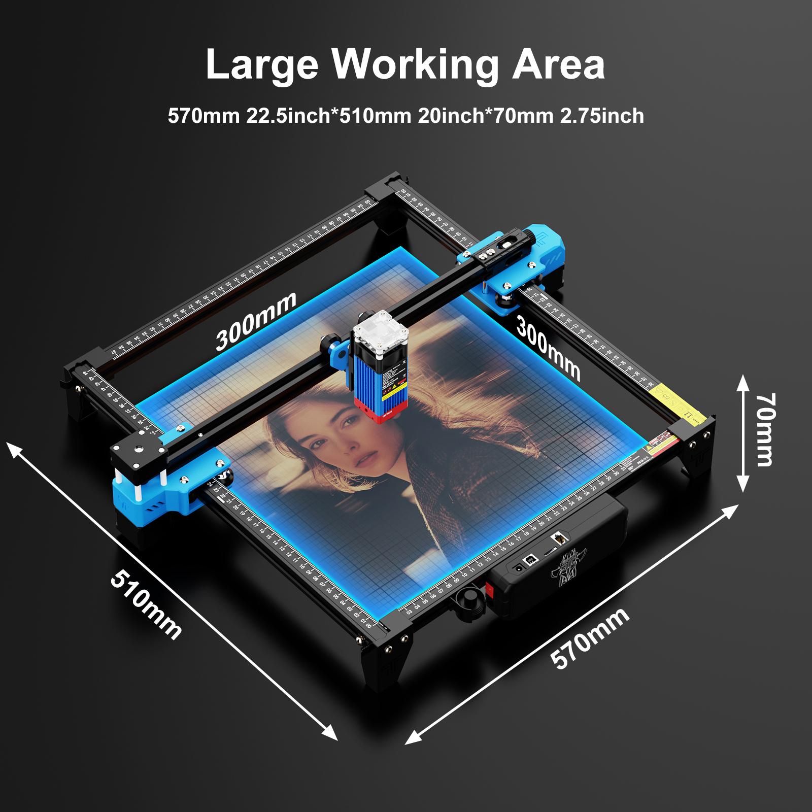 TwoTrees TTS-55 Pro Laser Engr - Industrial Laser Sensor บทวิจารณ์และราคา