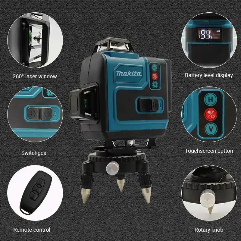 Makita 18V Battery,16Lines4D G - Industrial Laser Alignment Tool บทวิจารณ์และราคา