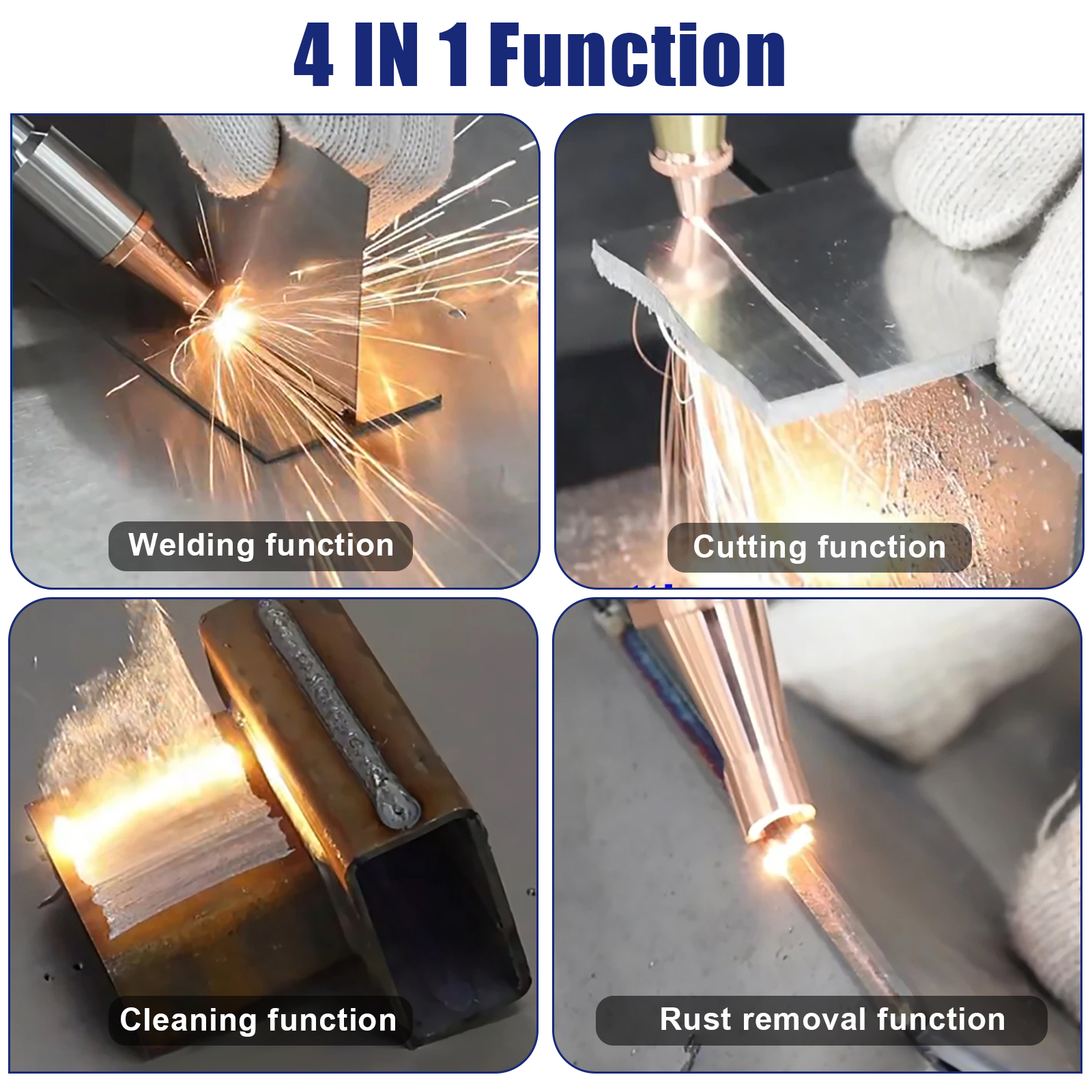 3000W 4 IN 1 Fiber Laser Weldi - Industrial Laser Welding Machine บทวิจารณ์และราคา