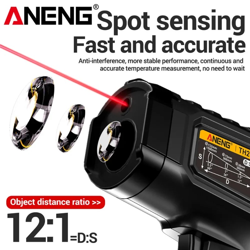 ANENG TH202 Industrial Handhel - Industrial Laser Temperature Gun บทวิจารณ์และราคา