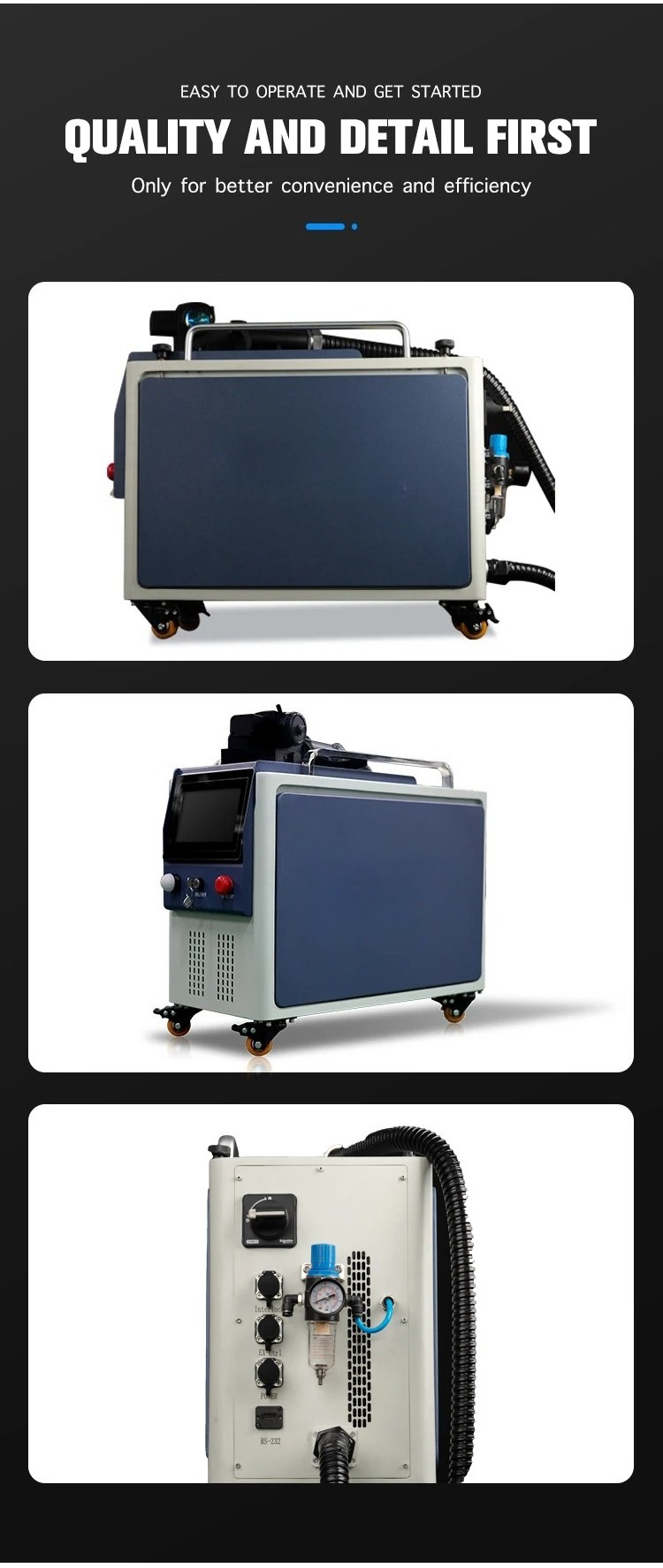 100W 200W 300w Pulse Laser Cle - Industrial Laser Paint Removal บทวิจารณ์และราคา