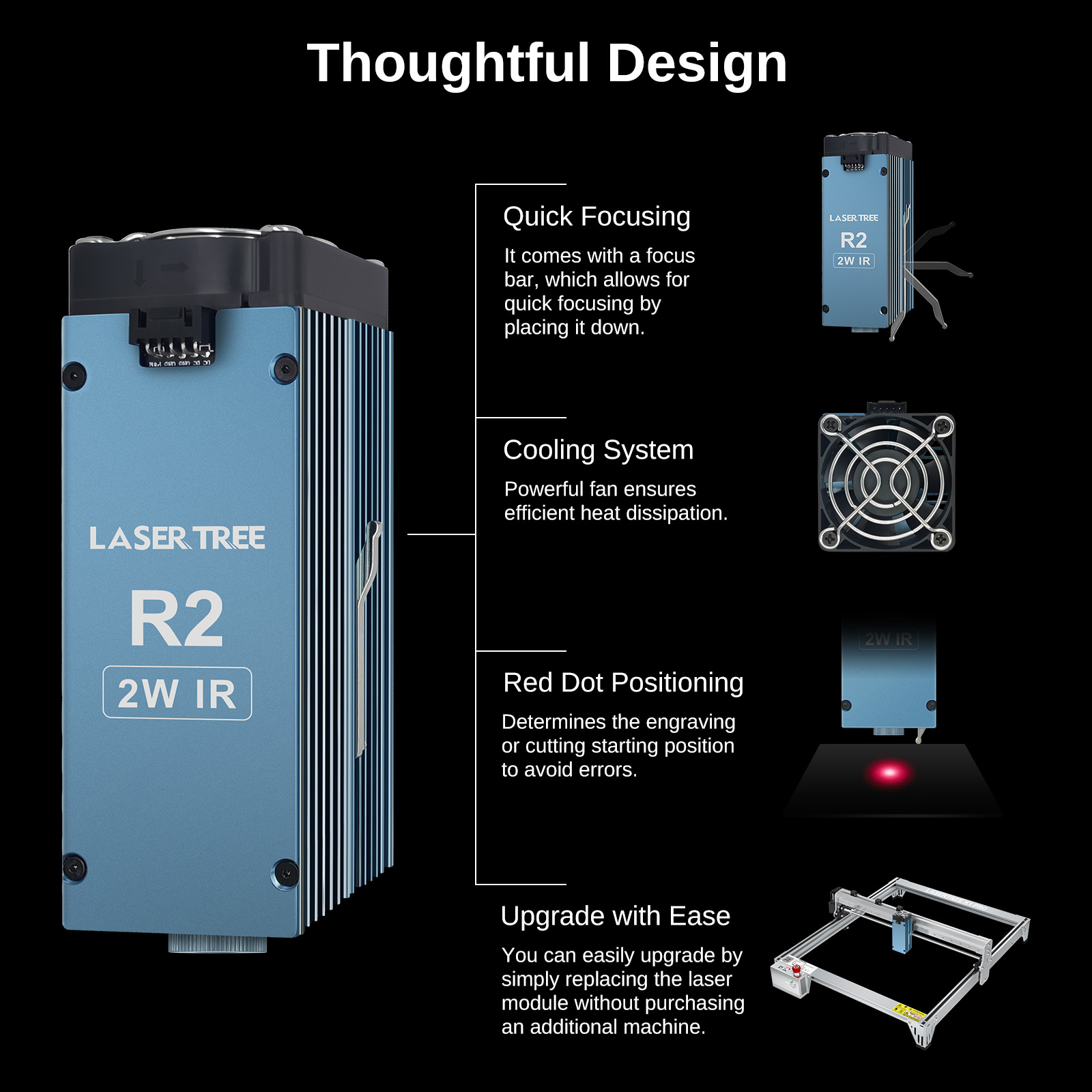 LASER TREE R2 2W 1064nm Infrar - Laser Engraving Software บทวิจารณ์และราคา