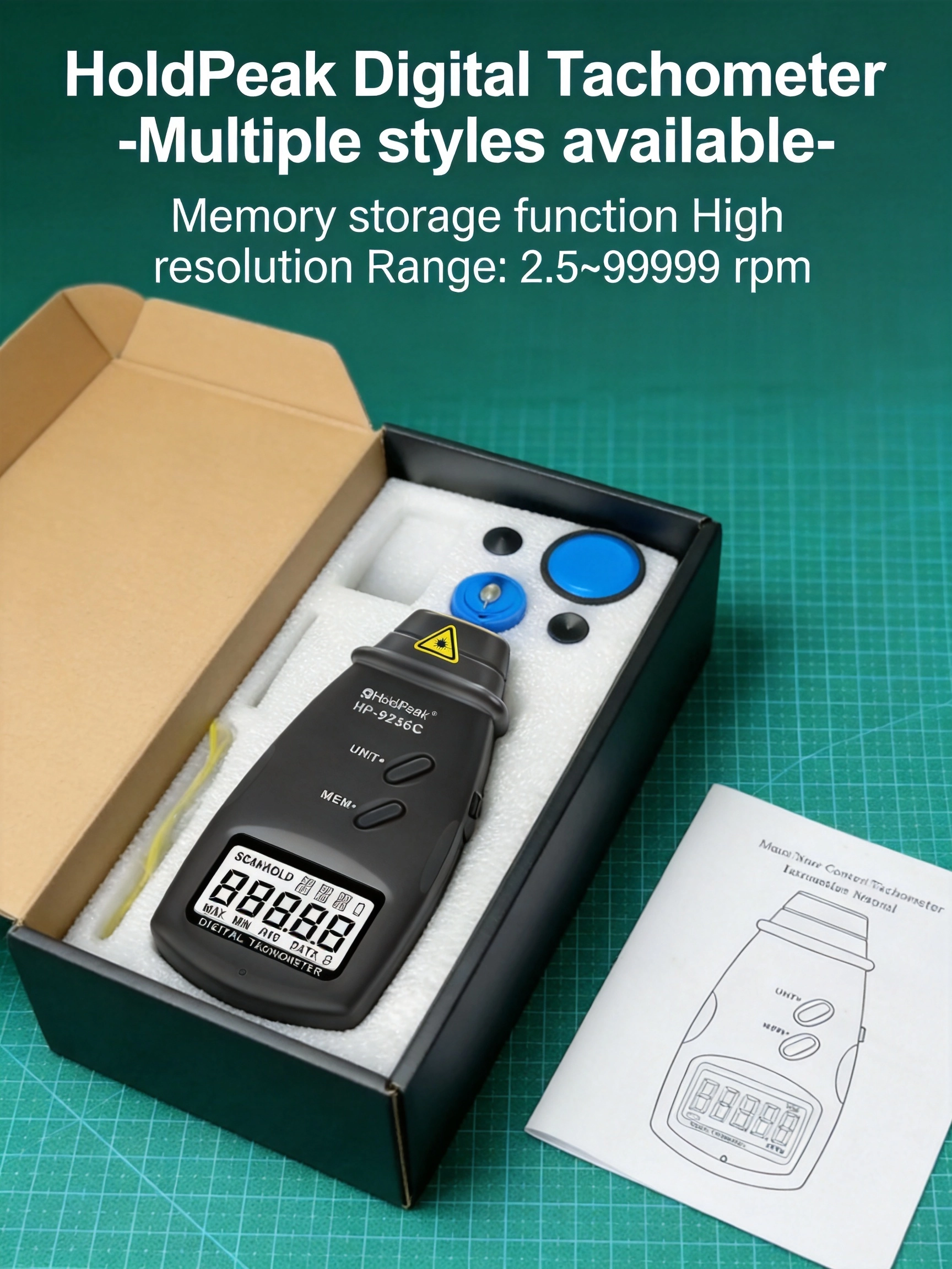Digital Laser Tachometer with  - Industrial Laser Tachometer บทวิจารณ์และราคา