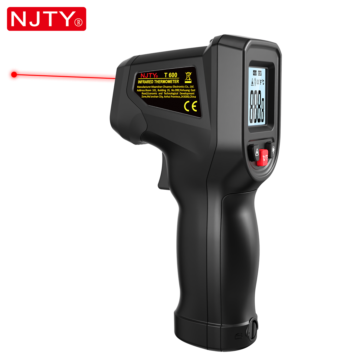 NJTY T600 Infrared Thermometer - Industrial Laser Temperature Gun บทวิจารณ์และราคา