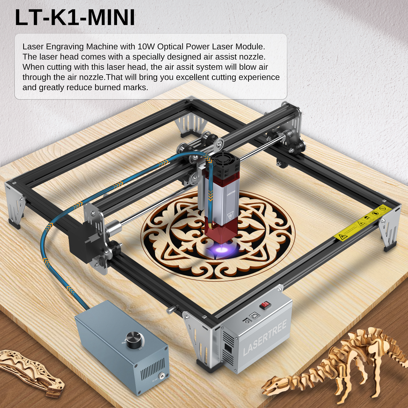 LASER TREE K1 Mini Laser Engra - Laser Engraving Software บทวิจารณ์และราคา