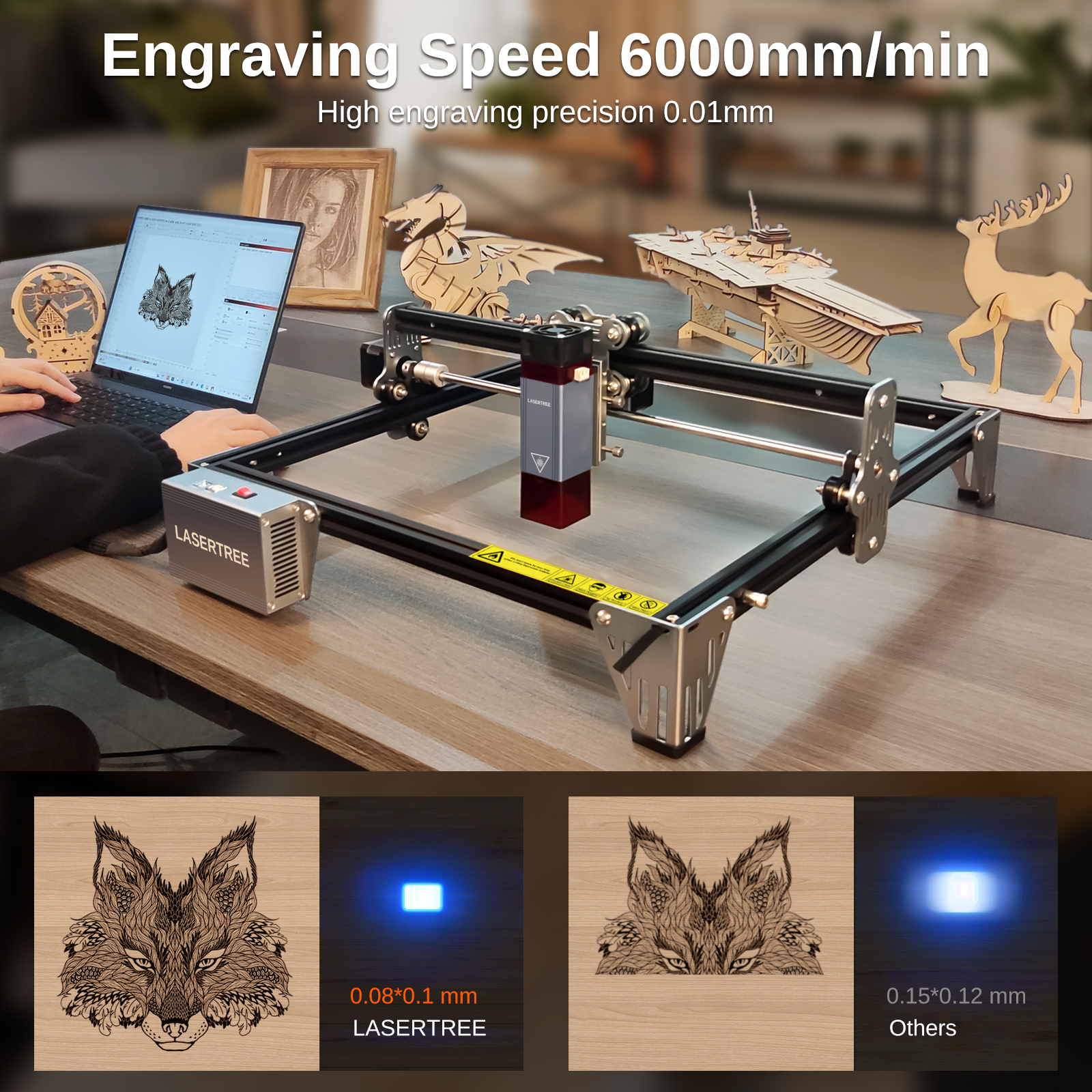 LASER TREE K1 Mini Laser Engra - Laser Engraving Software บทวิจารณ์และราคา