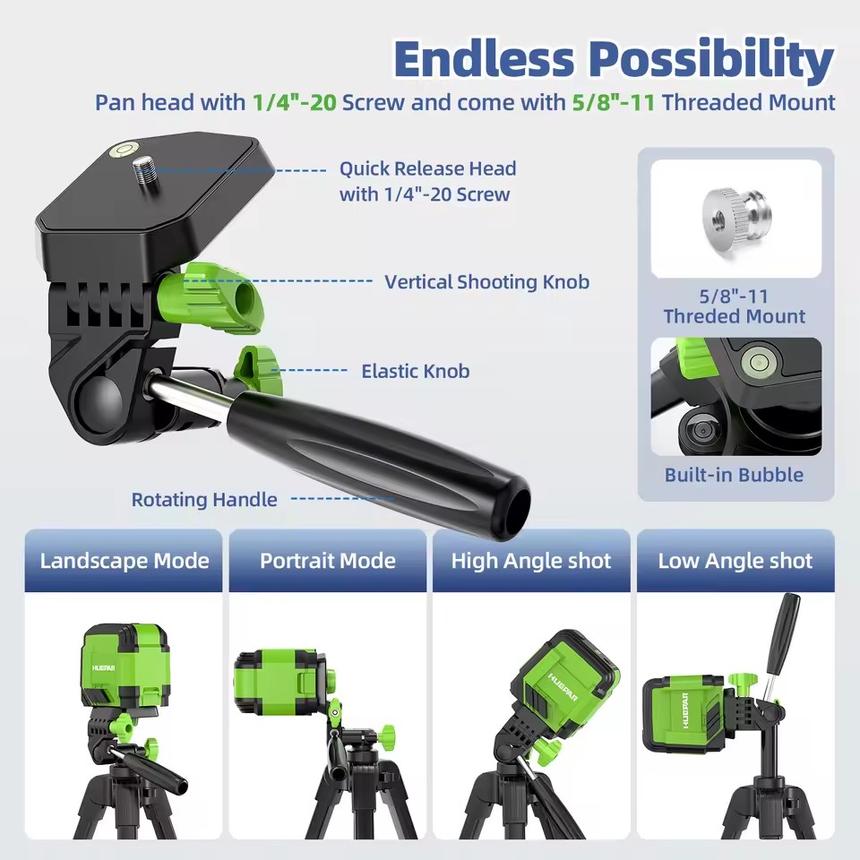 Huepar 1.52M Adjustable Laser  - Industrial Laser Alignment Tool บทวิจารณ์และราคา