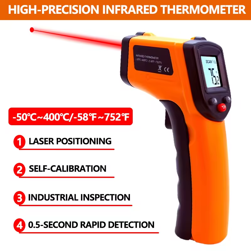 Handheld Infrared Thermometer  - Industrial Laser Temperature Gun บทวิจารณ์และราคา