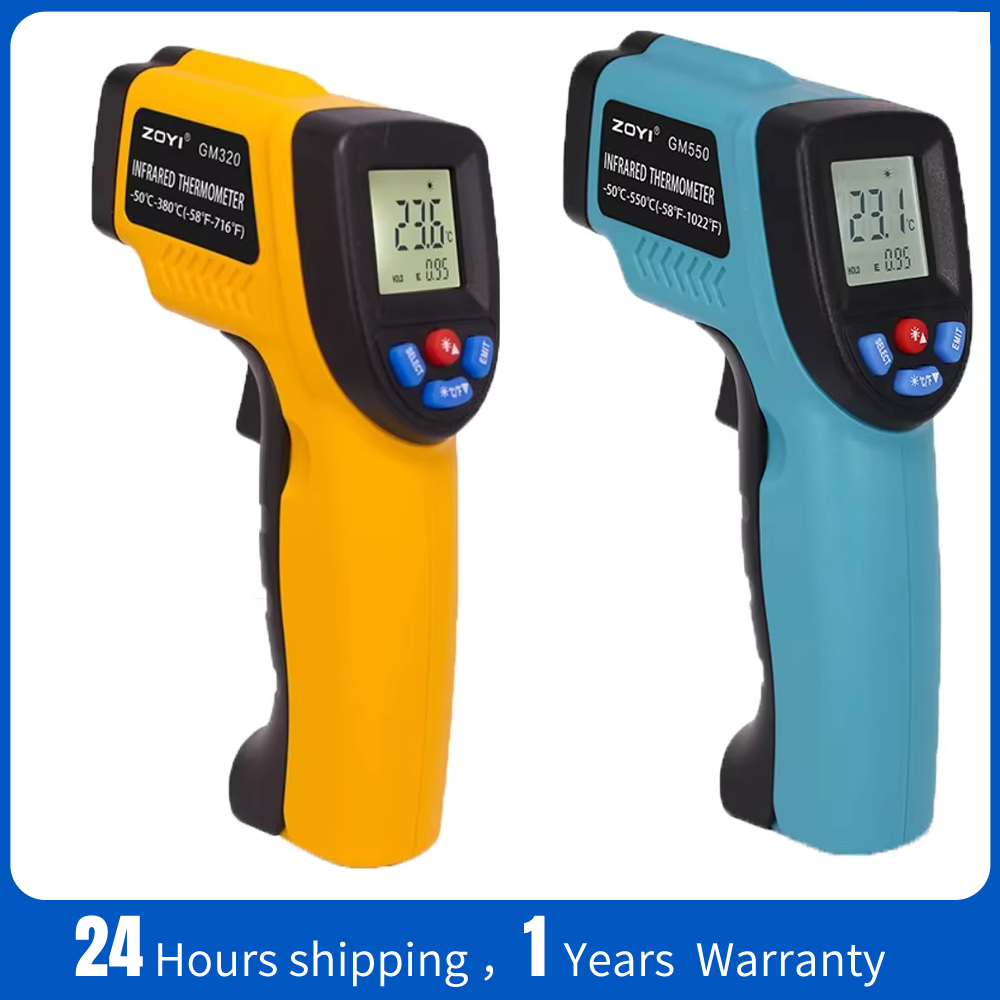 Portable Infrared Thermometer  - Industrial Laser Temperature Gun บทวิจารณ์และราคา